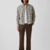 Pantalones caqui rectos modernos