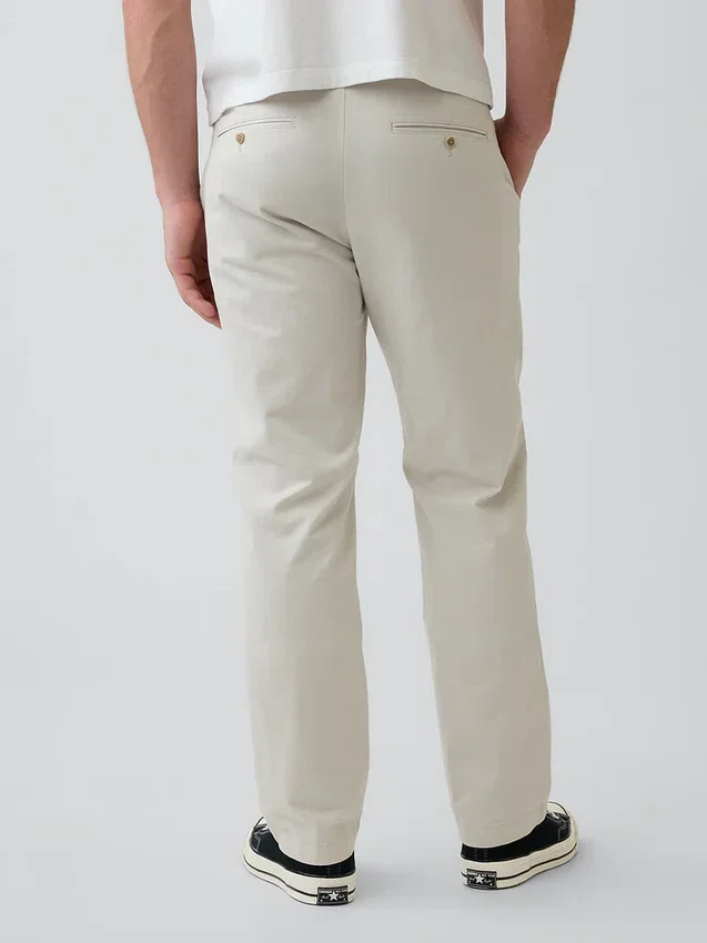 Pantalones caqui rectos modernos