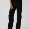 Pantalones caqui rectos y holgados de estilo uniforme moderno para niños