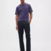 Pantalones caqui utilitarios de corte recto y estilo relajado