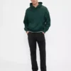 Pantalones caqui utilitarios de corte recto y estilo relajado