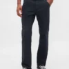 Pantalones caqui utilitarios de corte recto y estilo relajado