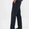 Pantalones caqui utilitarios de corte recto y estilo relajado