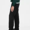 Pantalones caqui utilitarios de corte recto y estilo relajado