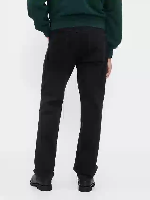 Pantalones caqui utilitarios de corte recto y estilo relajado