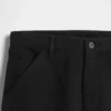 Pantalones caqui utilitarios de corte recto y estilo relajado