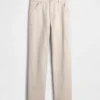 Pantalones caqui utilitarios de corte recto y estilo relajado