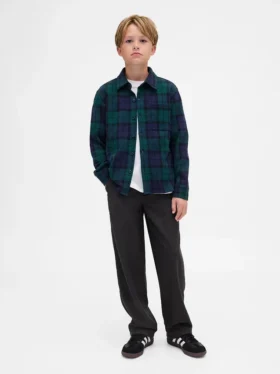 Pantalones cómodos de sarga para niños