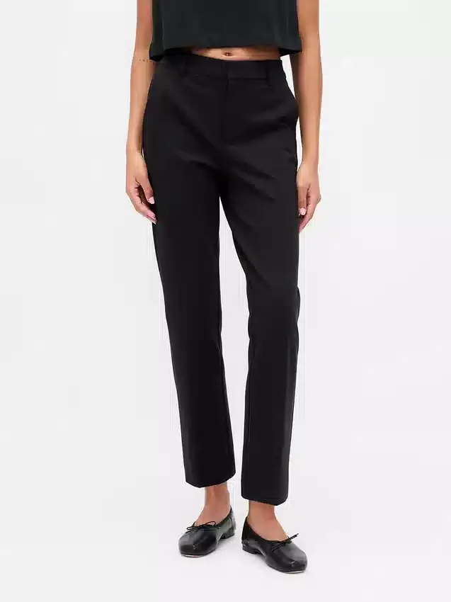 Pantalones cortos ajustados de doble tejido y talle alto