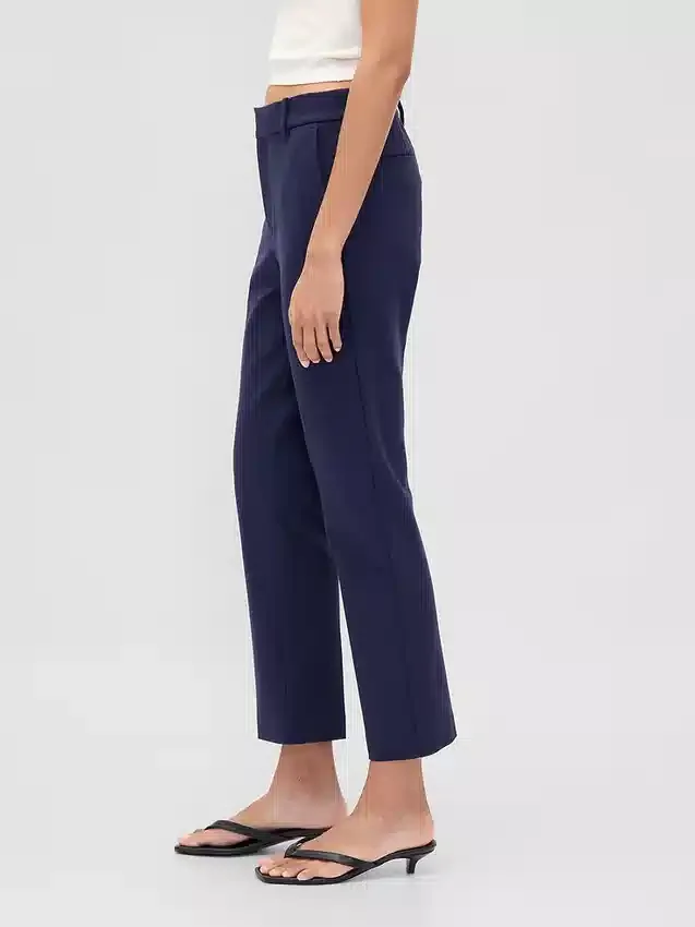Pantalones cortos ajustados de doble tejido y talle alto