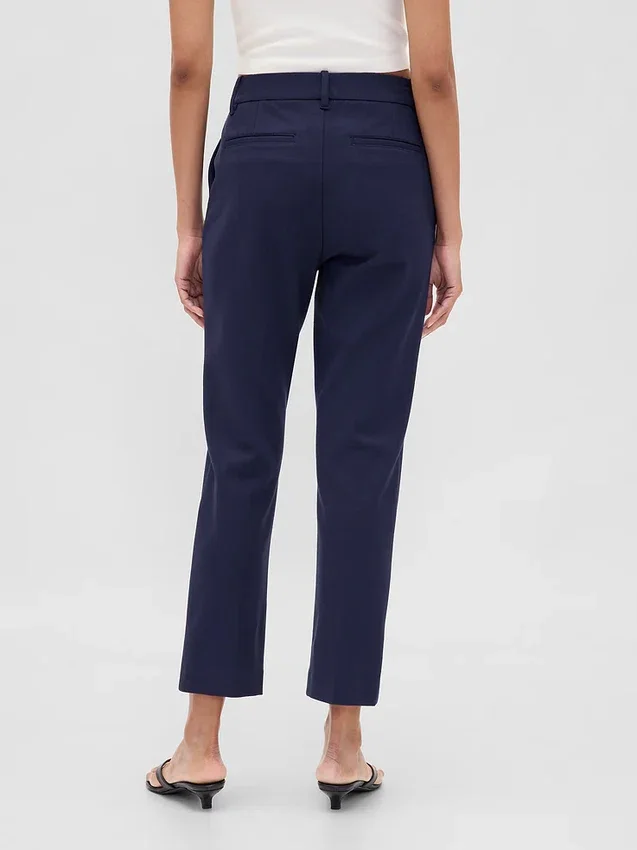 Pantalones cortos ajustados de doble tejido y talle alto
