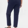 Pantalones cortos ajustados de doble tejido y talle alto
