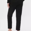 Pantalones cortos ajustados de doble tejido y talle alto