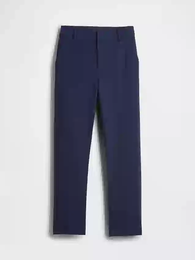 Pantalones cortos ajustados de doble tejido y talle alto