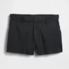 Pantalones cortos caqui de talle medio