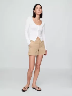 Pantalones cortos caqui Downtown de 4"