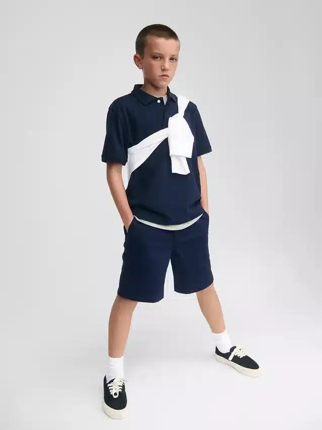 Pantalones cortos caqui «Modern Uniform» para niños