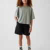 Pantalones cortos cargo holgados de secado rápido para niños