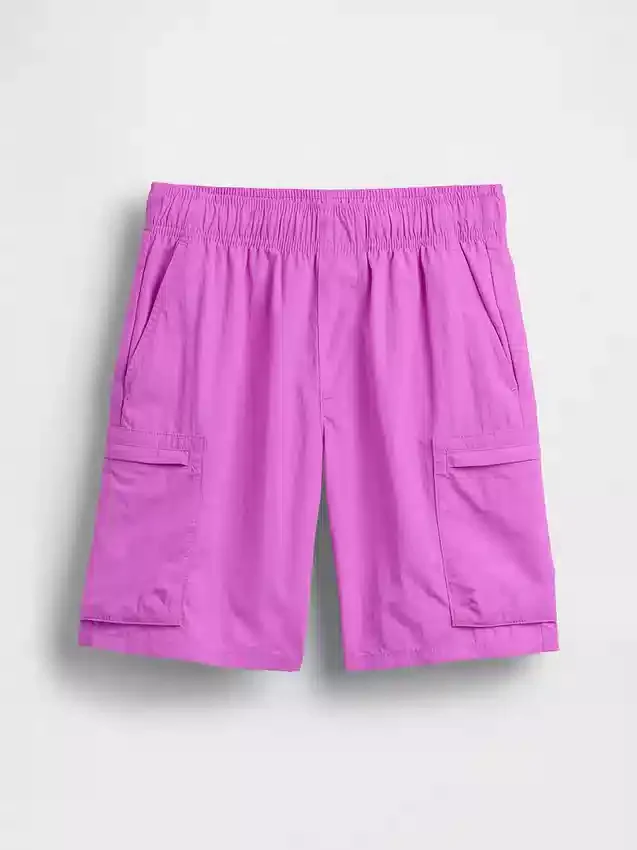 Pantalones cortos cargo holgados de secado rápido para niños