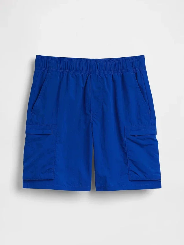 Pantalones cortos cargo holgados de secado rápido para niños