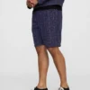 Pantalones cortos cómodos de lino y algodón de 9"