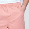 Pantalones cortos cómodos de lino y algodón de 9"