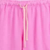 Pantalones cortos cómodos de mezcla de lino de 6"