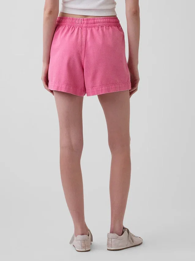 Pantalones cortos cómodos de mezclilla ultrasuave de 4"
