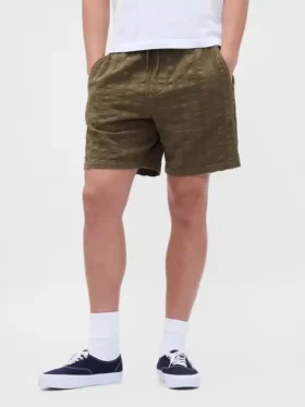 Pantalones cortos cómodos texturizados de 7″
