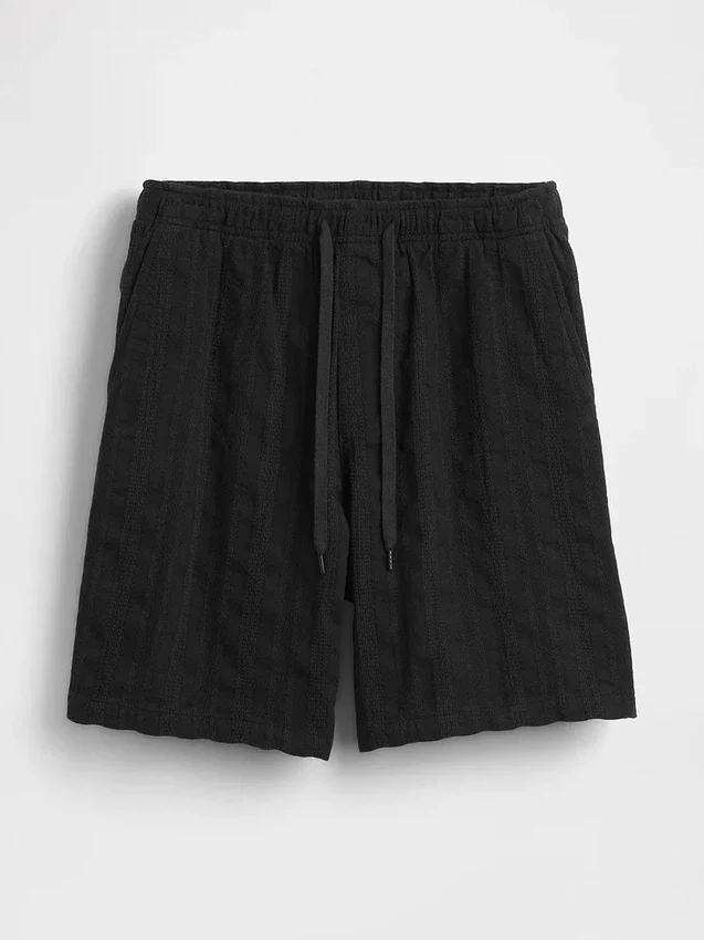 Pantalones cortos cómodos texturizados de 7"
