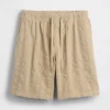 Pantalones cortos cómodos texturizados de 7"