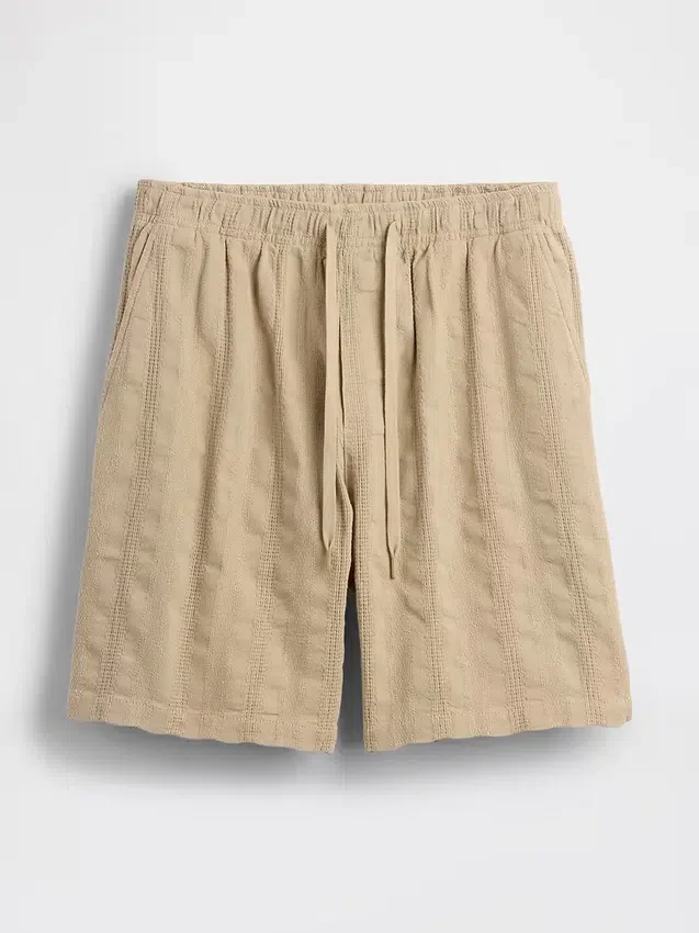 Pantalones cortos cómodos texturizados de 7"