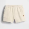 Pantalones cortos con bolsillos y diseño vintage suave para bebé