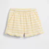 Pantalones cortos con volantes para bebés y niños, de poner sin cremallera, combinables