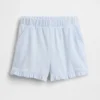 Pantalones cortos con volantes para bebés y niños, de poner sin cremallera, combinables