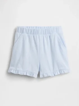 Pantalones cortos con volantes para bebés y niños, de poner sin cremallera, combinables