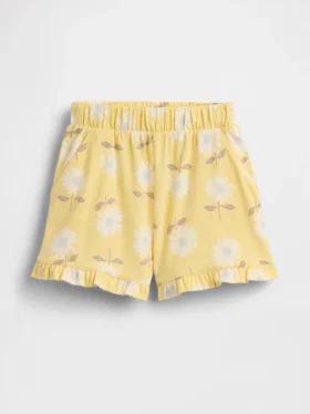 Pantalones cortos con volantes para bebés y niños, de poner sin cremallera, combinables