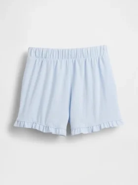 Pantalones cortos con volantes para bebés y niños, de poner sin cremallera, combinables