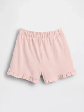 Pantalones cortos con volantes para bebés y niños, de poner sin cremallera, combinables