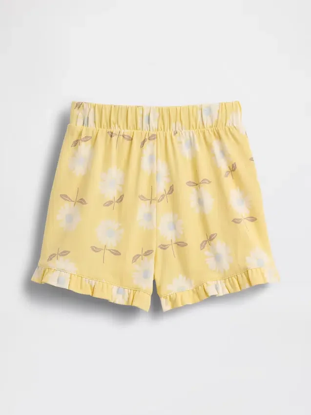 Pantalones cortos con volantes para bebés y niños, de poner sin cremallera, combinables