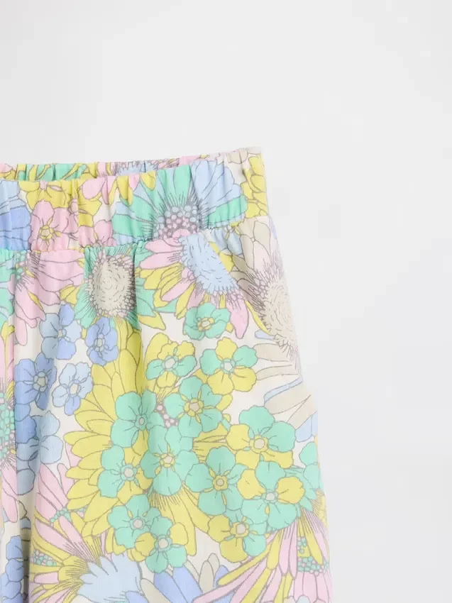 Pantalones cortos con volantes para bebés y niños, de poner sin cremallera, combinables
