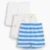 Pantalones cortos de algodón orgánico «Baby First Favorites» (paquete de 3)