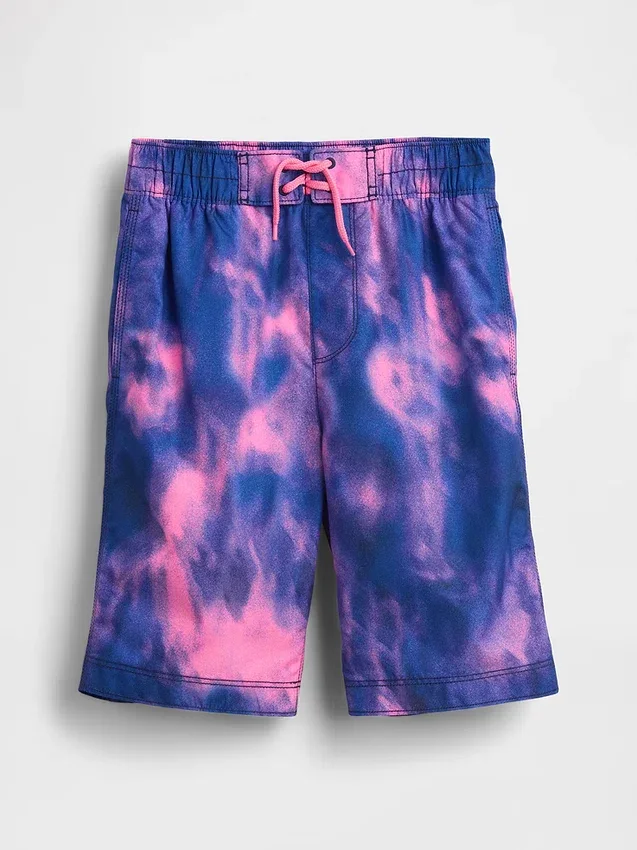 Pantalones cortos de baño reciclados para niños de 8"