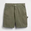 Pantalones cortos de carpintero de mezclilla holgados de 9"