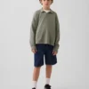 Pantalones cortos de carpintero de mezclilla holgados estilo de los 90 para niños
