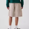 Pantalones cortos de carpintero de mezclilla holgados estilo de los 90 para niños