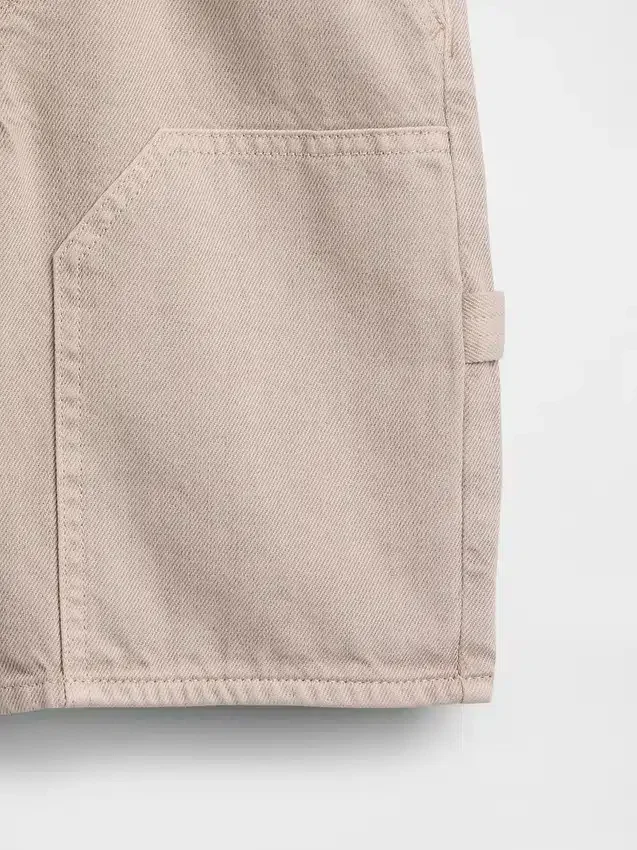 Pantalones cortos de carpintero de mezclilla holgados estilo de los 90 para niños