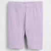 Pantalones cortos de ciclista acanalados para bebés y niños pequeños, combinables