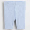 Pantalones cortos de ciclista acanalados para bebés y niños pequeños, combinables