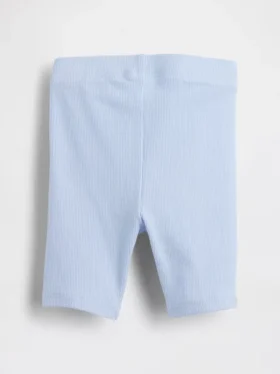 Pantalones cortos de ciclista acanalados para bebés y niños pequeños, combinables
